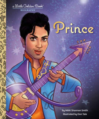 Cover image for 9798217025459 - Prince: A Little Golden Book Biography