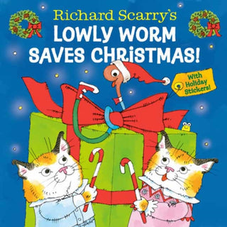 Cover image for 9798217029310 - Richard Scarry's Lowly Worm Saves Christmas!