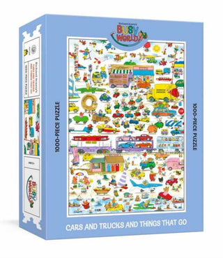 Cover image for 9798217034215 - Richard Scarry's Cars and Trucks and Things That Go: 1000-Piece Puzzle