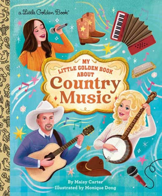 Cover image for 9798217116560 - My Little Golden Book About Country Music