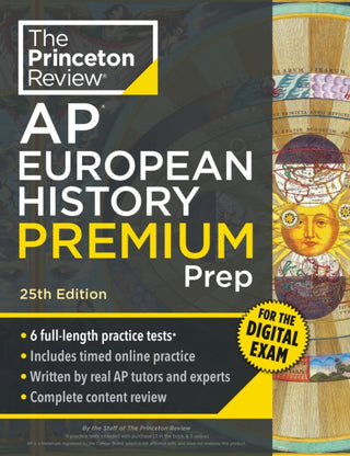 Cover image for 9798217125104 - Princeton Review AP European History Premium Prep, 25th Edition