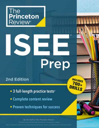 Cover image for 9798217223244 - Princeton Review ISEE Prep, 2nd Edition