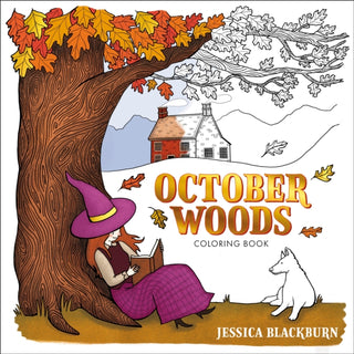 Cover image for 9798217310548 - October Woods Coloring Book
