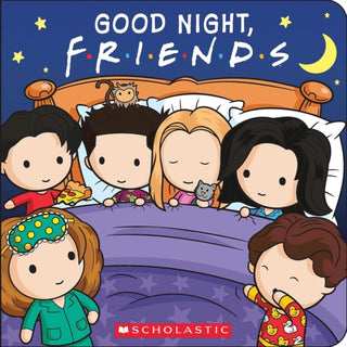 Cover image for 9798225017675 - Good Night, Friends (Friends Board Book)