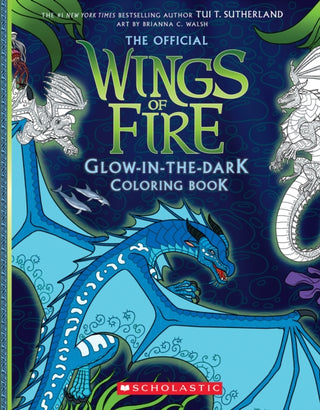 Cover image for 9798225036508 - Wings of Fire Glow-in-the-Dark Coloring Book