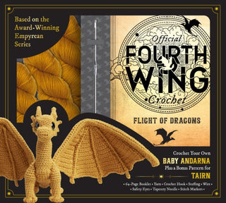 Cover image for 9798317900601 - Official Fourth Wing Crochet: Flight of Dragons