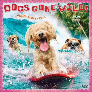 Cover image for 9798330701445 - Avanti Dogs Gone Wild 2026 Square Flap Calendar