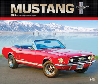 Cover image for 9798330701643 - Ford Mustang 2026 Deluxe Flap Foil Calendar
