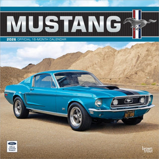 Cover image for 9798330701650 - Ford Mustang 2026 Square Flap Foil Calendar