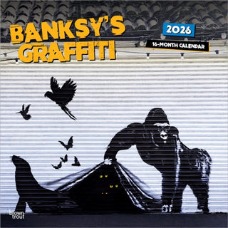 Cover image for 9798330701681 - Banksy's Graffiti 2026 Square Flap Calendar