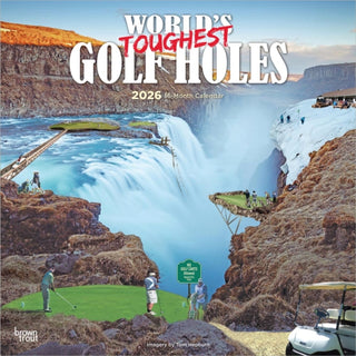 Cover image for 9798330701902 - World's Toughest Golf Holes 2026 Square Flap Calendar