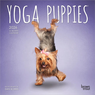 Cover image for 9798330701988 - Yoga Puppies 2026 Mini 7x7 Calendar
