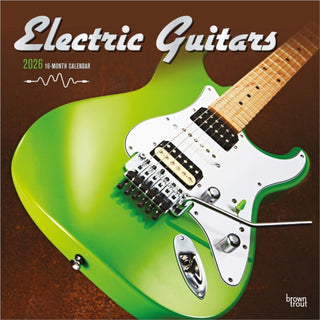 Cover image for 9798330703180 - Electric Guitars 2026 Square Flap Foil Calendar