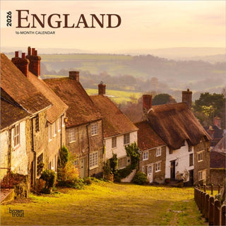Cover image for 9798330703203 - England 2026 Square Flap Calendar