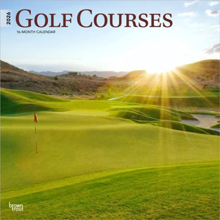 Cover image for 9798330703517 - Golf Courses 2026 Square Flap Calendar