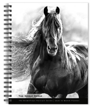 Supplemental image for 9798330703746 - Horse, The Noble, The BrownTrout Portrait Series 2026 Engagement Diary