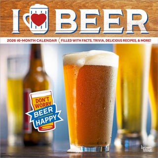 Cover image for 9798330703821 - I Love Beer 2026 Square Flap Calendar