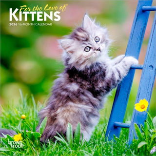 Supplemental image for 9798330704132 - Kittens, For the Love of 2026 Mini 7x7 Calendar