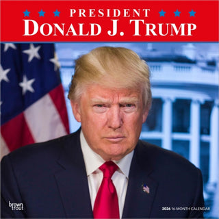 Cover image for 9798330705184 - President Donald J. Trump 2026 Square Flap Calendar