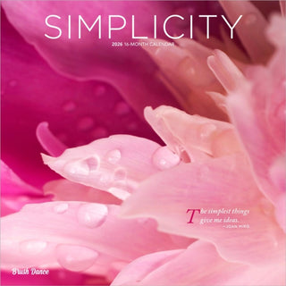 Cover image for 9798330705627 - Simplicity 2026 Square Flap Brush Dance Calendar