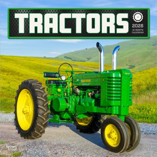 Supplemental image for 9798330705931 - Tractors 2026 Square Flap Calendar