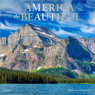 Cover image for 9798330706600 - America the Beautiful 2026 Square Plato Foil Calendar