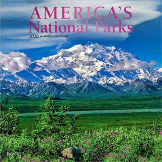 Cover image for 9798330706617 - America's National Parks 2026 Square Flap Foil Calendar