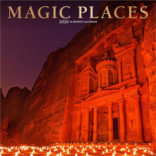 Cover image for 9798330706747 - Magic Places 2026 Square Plato Foil Calendar