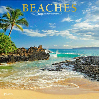 Cover image for 9798330706754 - Beaches 2026 Square Plato Foil Calendar