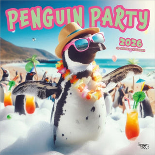 Cover image for 9798330707256 - Penguin Party 2026 Square Flap Calendar