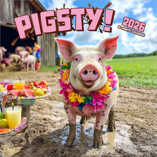 Cover image for 9798330707263 - Pigsty 2026 Square Flap Calendar