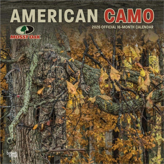 Cover image for 9798330707751 - Mossy Oak American Camo 2026 Square Calendar