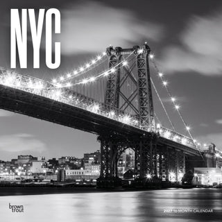 Cover image for 9798330711048 - New York City Black & White 2027 Square Flap