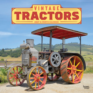 Cover image for 9798330711284 - Tractors, Vintage 2027 Square Flap
