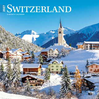 Cover image for 9798330711710 - Switzerland 2027 Square Flap