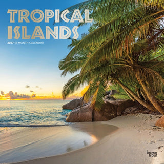 Cover image for 9798330711727 - Tropical Islands 2027 Square Flap FOIL