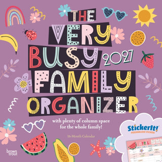 Cover image for 9798330712779 - The Very Busy Family Organizer 2027 Square Flap Matte STKR
