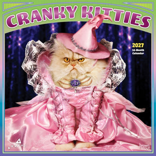 Cover image for 9798330712939 - Avanti Cranky Kitties 2027 Square Flap FOIL