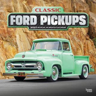 Cover image for 9798330713158 - Classic Ford Pickups 2027 Square Flap FOIL