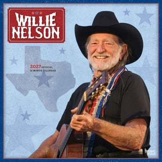 Cover image for 9798330713486 - Willie Nelson 2027 Square Flap