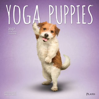 Cover image for 9798330713585 - Yoga Puppies 2027 Square Plato