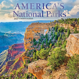 Cover image for 9798330713622 - America's National Parks 2027 Square Plato FOIL