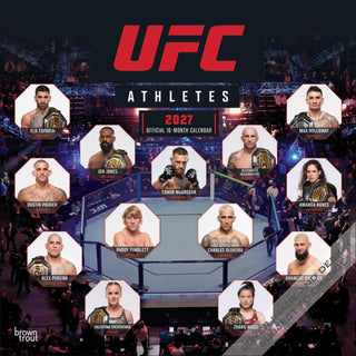 Cover image for 9798330714797 - Ultimate Fighting Championship 'UFC Athletes' 2027 Square Flap