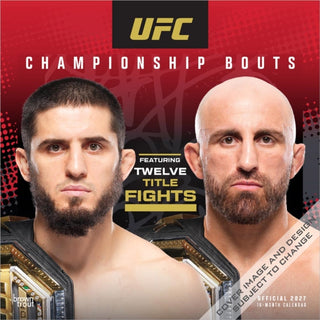 Cover image for 9798330715343 - Ultimate Fighting Championship 'Championship Bouts' 2027 Square Flap