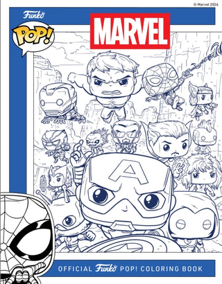 Cover image for 9798337400785 - Marvel: The Official Avengers Funko POP! Coloring Book