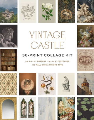 Cover image for 9798337402352 - Vintage Castle Wall Collage Kit