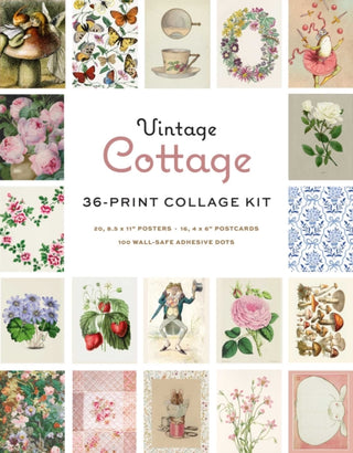 Cover image for 9798337402369 - Vintage Cottage Wall Collage Kit