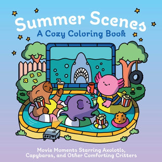 Cover image for 9798337402499 - Summer Scenes: A Cozy Coloring Book
