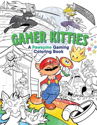 Cover image for 9798337402581 - Cosplay Cats: Gaming Coloring Book
