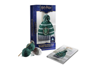 Cover image for 9798337402598 - Harry Potter: Slytherin Pom-Pom Beanie Crochet Kit